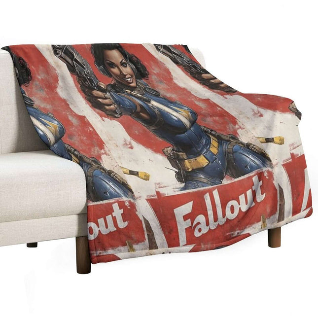 Fallout Gaming Blanket - Soft Flannel Throw