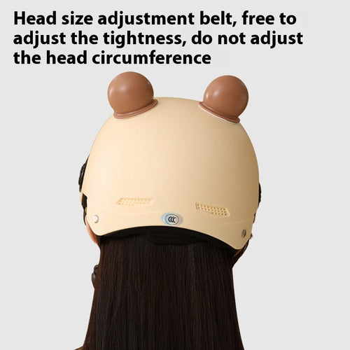 Teddy Bear Electric Bike Helmet - Because Safety Should Be Adorable
