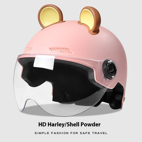 Teddy Bear Electric Bike Helmet - Because Safety Should Be Adorable