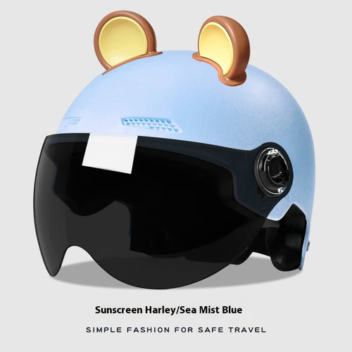 Teddy Bear Electric Bike Helmet - Because Safety Should Be Adorable