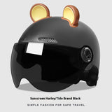 Teddy Bear Electric Bike Helmet - Because Safety Should Be Adorable