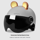 Teddy Bear Electric Bike Helmet - Because Safety Should Be Adorable