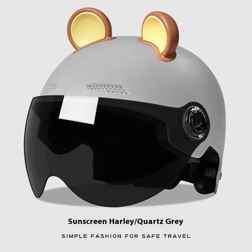 Teddy Bear Electric Bike Helmet - Because Safety Should Be Adorable