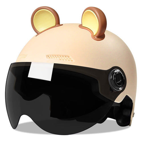 Teddy Bear Electric Bike Helmet - Because Safety Should Be Adorable