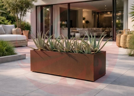 Corten Steel Box Planters - FREE SHIPPING! MK Design Elements