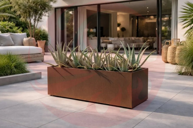 Corten Steel Box Planters - FREE SHIPPING! MK Design Elements