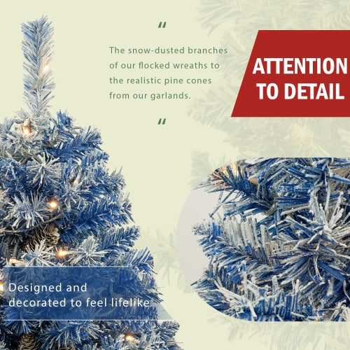 Pre-lit Christmas Tree 4-piece Set