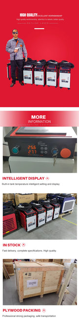 CE Certified Handheld 3-in-1 Fiber Laser Welder - Portable Welding, Cleaning & Cutting Machine