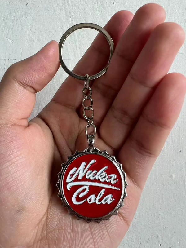 Fallout Keychain - Vault-Tec Enamel Pendant | Game & Movie Collectible