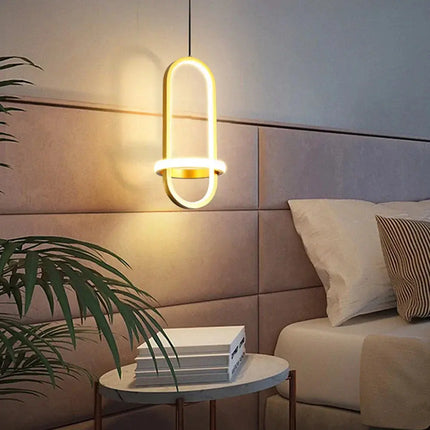 DecorBites™ LED Pendant Chandelier Light for Bedroom, Living Room - Modern Minimalist Design Decorbites