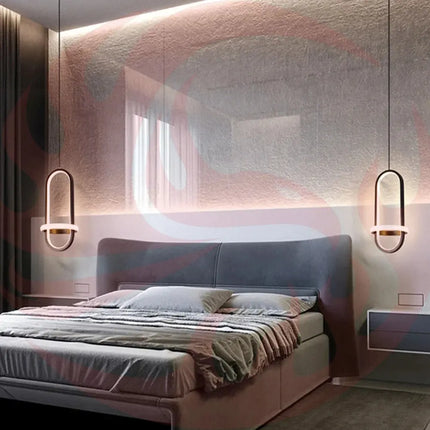 DecorBites™ LED Pendant Chandelier Light for Bedroom, Living Room - Modern Minimalist Design Decorbites