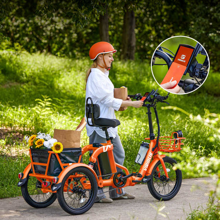 Viribus FC2 Folding Electric Tricycle | 3-Wheel Freedom