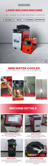 CE Certified Handheld 3-in-1 Fiber Laser Welder - Portable Welding, Cleaning & Cutting Machine