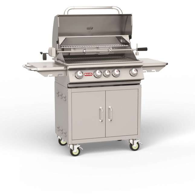 Bull Angus 30-Inch 4-Burner Freestanding Gas Grill with Rotisserie