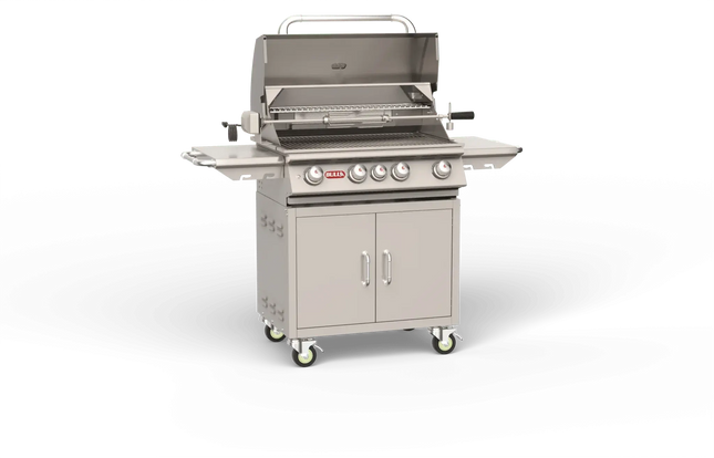 Bull Angus 30-Inch 4-Burner Freestanding Gas Grill with Rotisserie - Phoenix Fire Art Store
