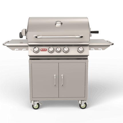 Bull Angus 30-Inch 4-Burner Freestanding Gas Grill with Rotisserie