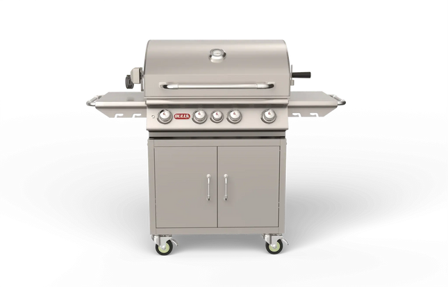 Bull Angus 30-Inch 4-Burner Freestanding Gas Grill with Rotisserie - Phoenix Fire Art Store
