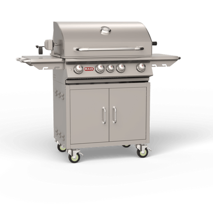Bull Angus 30-Inch 4-Burner Freestanding Gas Grill with Rotisserie