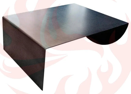 Asymmetrical Metal Coffee Table Heavy Duty Raw Steel - Phoenix Fire Art Store