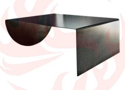 Asymmetrical Metal Coffee Table Heavy Duty Raw Steel - Phoenix Fire Art Store