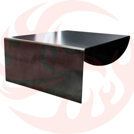 Asymmetrical Metal Coffee Table Heavy Duty Raw Steel - Phoenix Fire Art Store