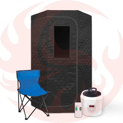 Blisspod Portable Personal Full Body 60 Min Rapid Steam Sauna | Pentagonal | Grey | Powerful 1600 Watts | 3.6L Stronger Steamer | 90X90X190cm zoppinh