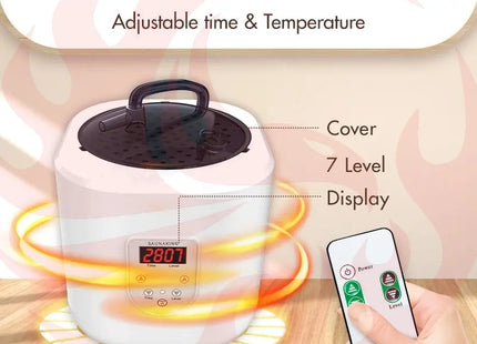 Blisspod Portable Personal Full Body 60 Min Rapid Steam Sauna | Pentagonal | Grey | Powerful 1600 Watts | 3.6L Stronger Steamer | 90X90X190cm zoppinh