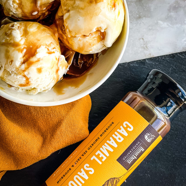Caramel Sauce – Bourbon Smoked Sea Salt & Bourbon