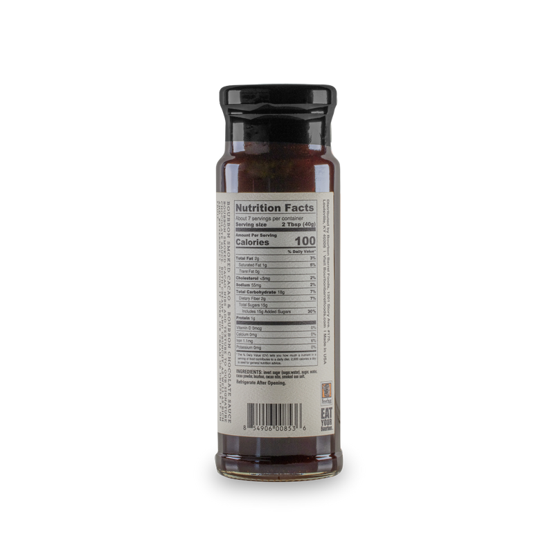 Chocolate Sauce – Bourbon Smoked Cacao Nibs & Bourbon