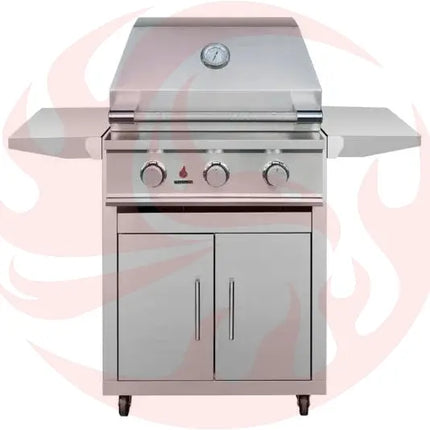 TrueFlame E Series 25-Inch 3-Burner Freestanding Gas Grill Designing Backyards
