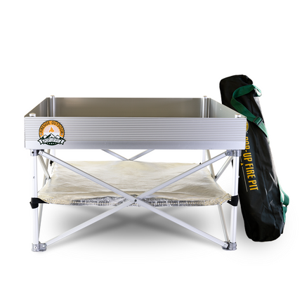 Pop-Up Fire Pit + Heat Shield Bonus Pack – Instant Campfire