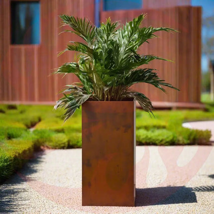 Corten Steel Column Planters - FREE SHIPPING! - Phoenix Fire Art Store