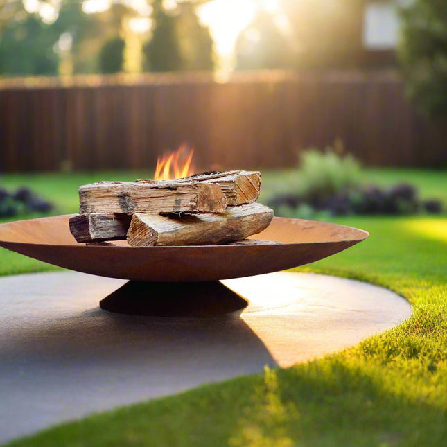 Corten Steel Fire Pit, Bowl, Water Bowl*, and Planter Bowl - FREE SHIPPING