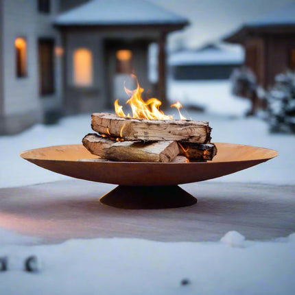 Corten Steel Fire Pit, Bowl, Water Bowl*, and Planter Bowl - FREE SHIPPING