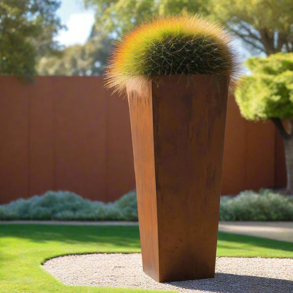 Corten Steel Tapered Planter - Your Plants' New Luxury Penthouse (FREE SHIPPING!)