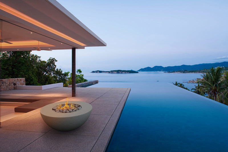 Conique | Concrete Fire Bowl - Phoenix Fire Art Store