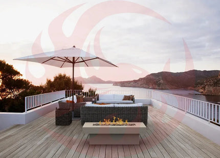 Terraza | Concrete Fire Pit Table - Phoenix Fire Art Store