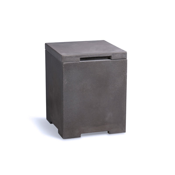 Concrete Propane Tank Enclosure - Square - Phoenix Fire Art Store