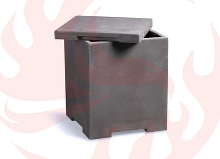 Concrete Propane Tank Enclosure - Square - Phoenix Fire Art Store