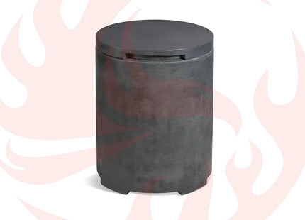 Concrete Propane Tank Enclosure - Round - Phoenix Fire Art Store