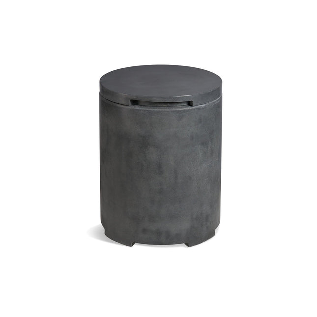 Concrete Propane Tank Enclosure - Round - Phoenix Fire Art Store