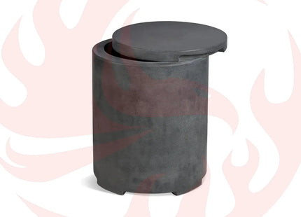 Concrete Propane Tank Enclosure - Round - Phoenix Fire Art Store