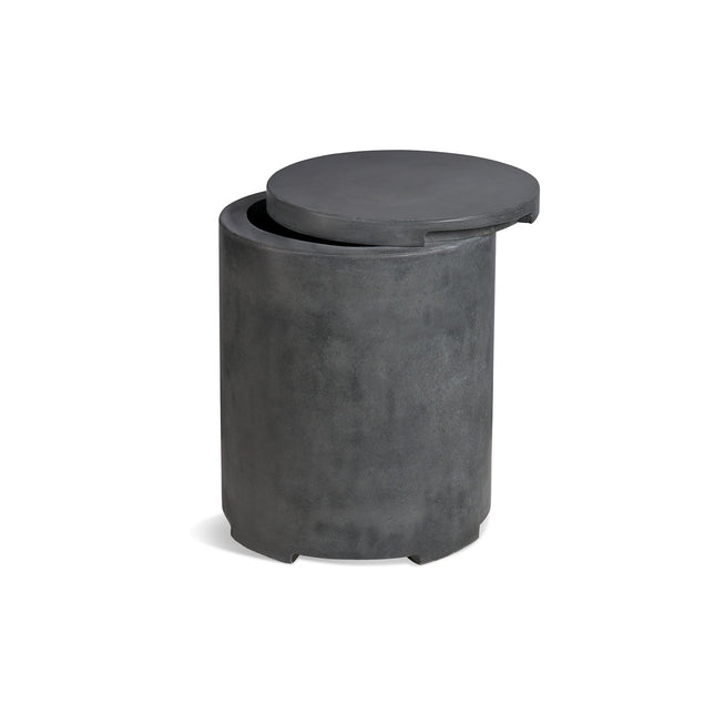 Concrete Propane Tank Enclosure - Round - Phoenix Fire Art Store