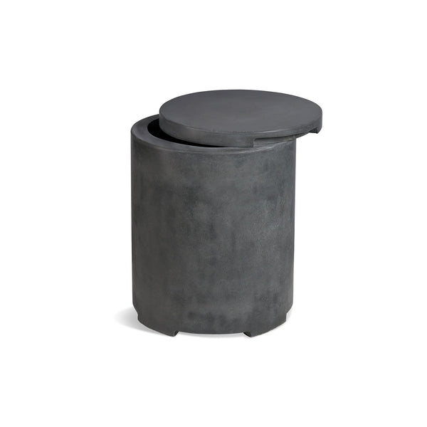 Concrete Propane Tank Enclosure - Round - Phoenix Fire Art Store