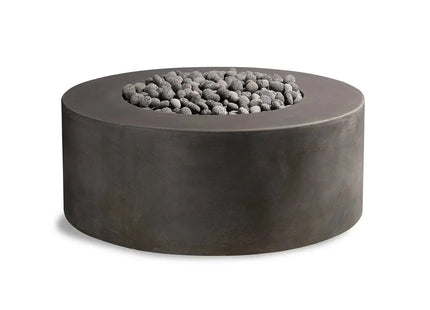 Kylindros - Cylinder Concrete Fire Pit Table - Phoenix Fire Art Store