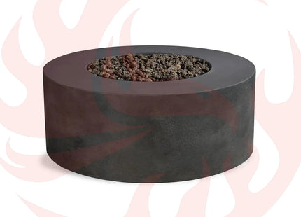 Kylindros - Cylinder Concrete Fire Pit Table - Phoenix Fire Art Store