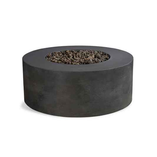 Kylindros - Cylinder Concrete Fire Pit Table - Phoenix Fire Art Store