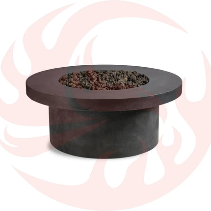Mirasol - Circular Concrete Fire Pit Table - Phoenix Fire Art Store