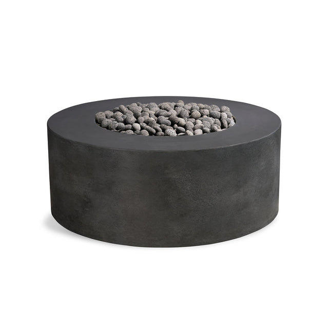 Kylindros - Cylinder Concrete Fire Pit Table - Phoenix Fire Art Store