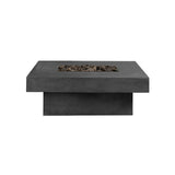Platz - Square Concrete Fire Pit Table - Phoenix Fire Art Store